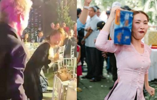 Hòa Minzy bị CĐM la ló vì 1 hành động khó coi với Tăng Duy Tân ở đám cưới