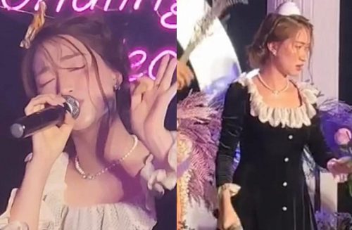 Hòa Minzy lại đại náo đám cưới, cắm cả đùi gà lên đầu khiến CĐM cười nghiêng ngả