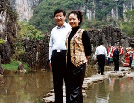 tập cận bình và bành lệ viên