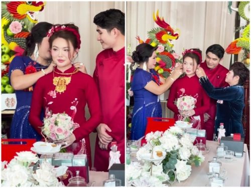 Cô dâu Đồng Tháp nhận của hồi môn là sổ tiết kiệm 50 tỷ đồng và 2 tỷ tiền mặt, danh tính chẳng ai xa lạ