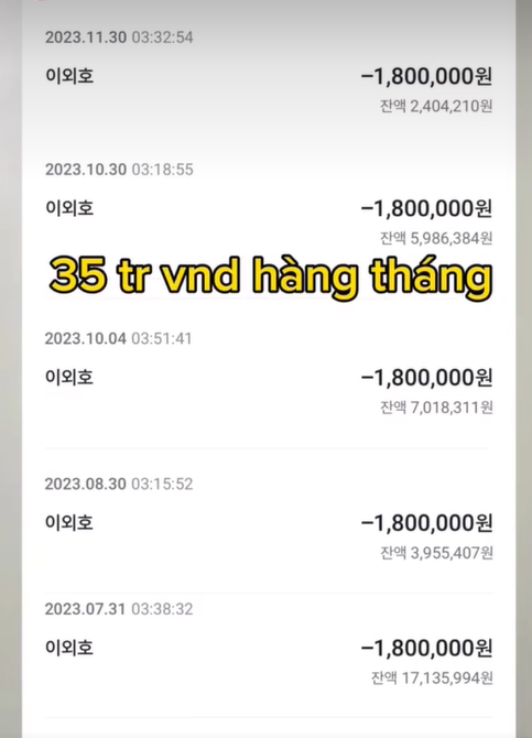 hương nổi chu cấp cho con