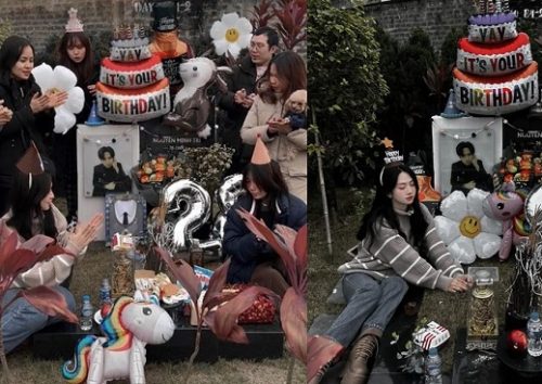 lê bống vào nghĩa trang mừng sinh nhật bạn