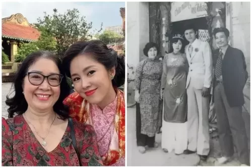 Lê Phương khoe nhan sắc xinh đẹp được 'di truyền' qua 4 thế hệ, sắc vóc mẹ ruột gây chú ý