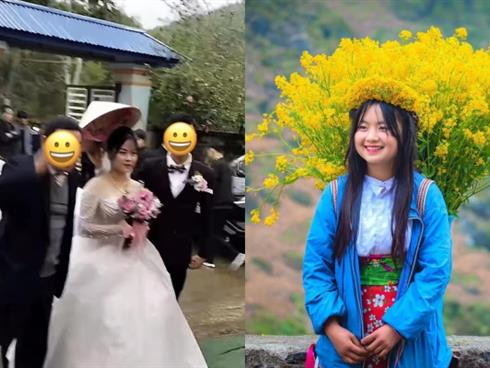 húng Phính Hà Giang đã lên xe hoa
