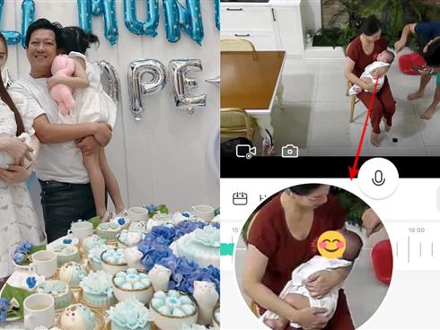 Nhã Phương khoe khéo biệt tài chăm con của chồng nhưng vô tình để lộ diện mạo quý tử 3 tháng tuổi!