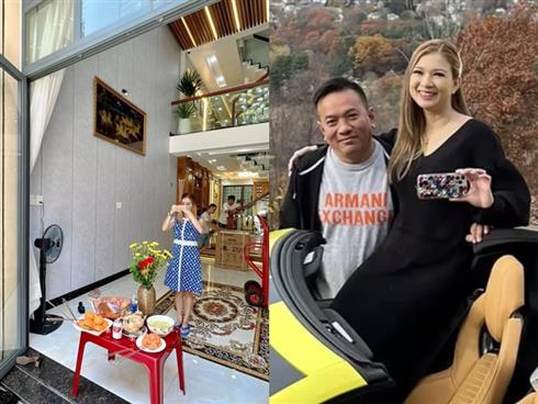 Nữ ca sĩ Việt lần đầu đưa 2 quý tử về Việt Nam, tậu nhà 10 tỷ ở TP.HCM, có hẳn bộ sưu tập siêu xe