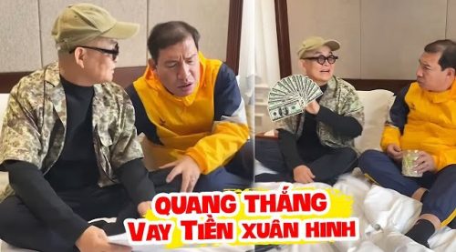 Quang Thắng vay Xuân Hinh 400 triệu đồng gây bão mạng
