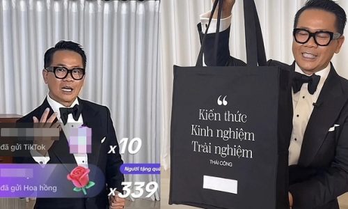 Thái Công bùng nổ livestream lần 2, tung phiên bản mới "xịn mịn" của túi vải 99k