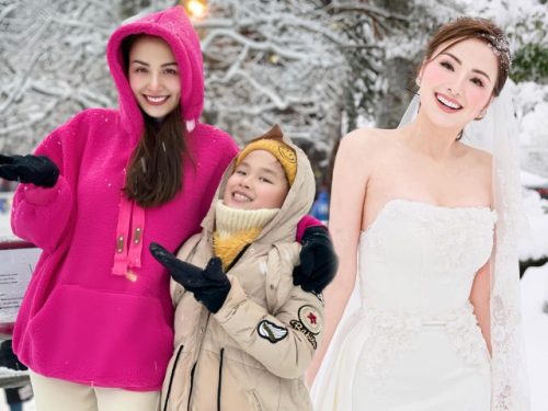 Vừa lấy chồng lần 3 ở Canada, Hoa hậu Diễm Hương bị đồn đẻ thêm con mà giấu