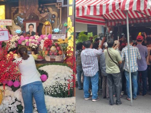 Giỗ đầu NS Vũ Linh: Bên trong thờ cúng hoành tráng, bên ngoài náo loạn