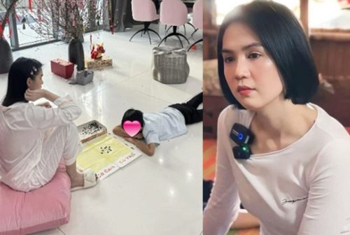 Ngọc Trinh không ra đường, chỉ ở trong nhà ăn Tết, lộ số tiền lì xì cho cháu