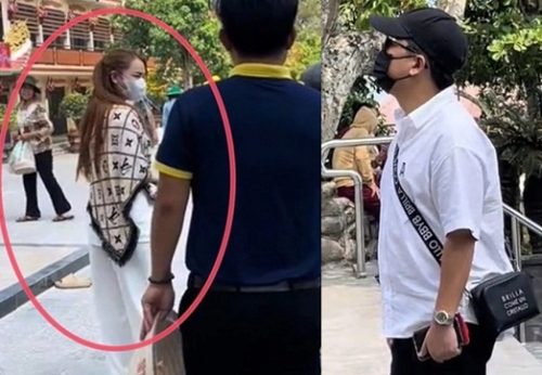 Trường Giang - Nhã Phương trùm kín xuất hiện ở chùa, đồng nghiệp sợ vạ lây?