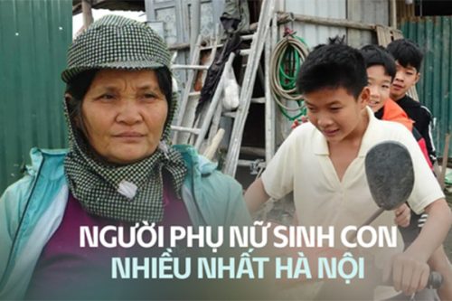 Nỗi đau của người phụ nữ sinh 14 con ở Hà Nội