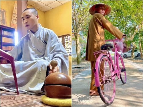 Vlogger Huy Cung xuống tóc đi tu sau biến cố hôn nhân