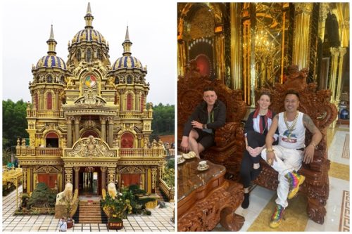 “Đại gia đồng nát” mở cửa lâu đài 100 tỷ cho bà con vào xem, ngày đón 300 người, có cả khách Tây