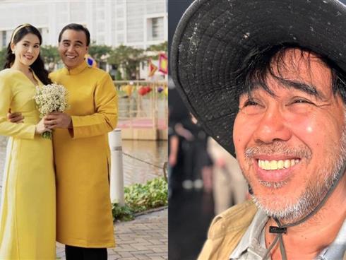 Quyền Linh lộ diện già nua, mái tóc điểm bạc, đến cả bà xã cũng phải bình luận một câu thế này!