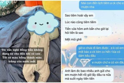 Đoạn chat vợ "mượn tiền" chồng để đi tiêm cho con khiến CĐM xôn xao