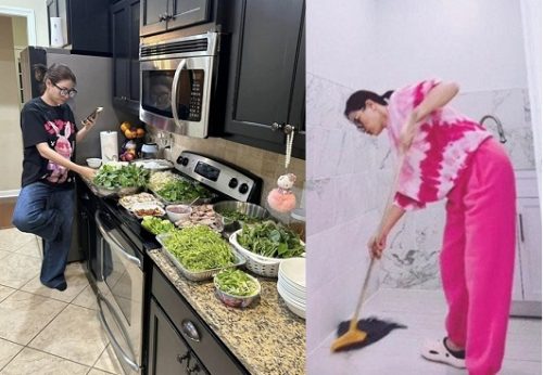 Trang Trần bất ngờ làm lao công tại tiệm Nail ở Mỹ, thu nhập chỉ có 20 đô la/ngày