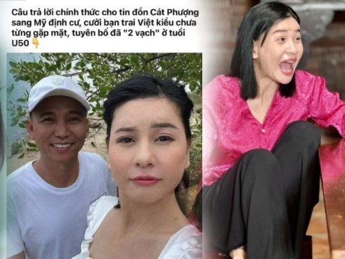 Thực hư thông tin Cát Phượng sang Mỹ cưới Việt kiều chưa từng gặp mặt, 55 tuổi còn "2 vạch"