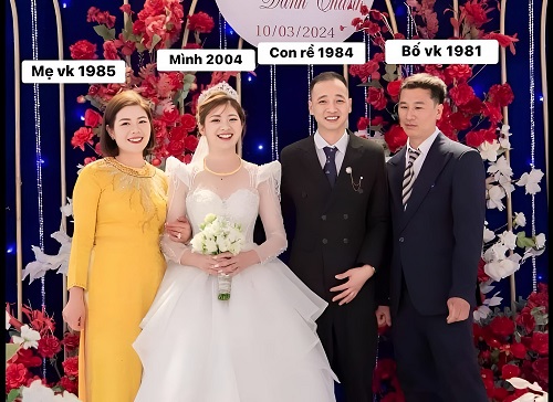 Lào Cai: Chàng rể gây sốt MXH vì hơn mẹ vợ 1 tuổi, hơn vợ 20 tuổi