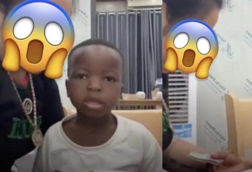 Lôi Con có phản ứng bất ngờ khi bị yêu cầu thơm má để được cho tiền