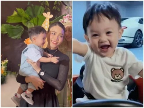 Cường Đô La làm lễ thôi nôi siêu hoành tráng cho con trai út