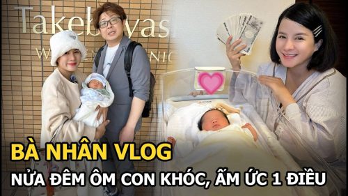 bà nhân vlog khóc giữa đêm