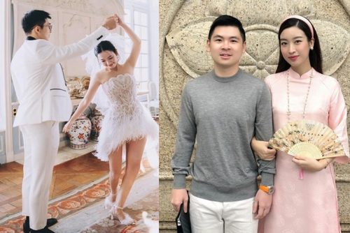 Gia thế “khủng” của chồng Midu và loạt mỹ nhân Việt