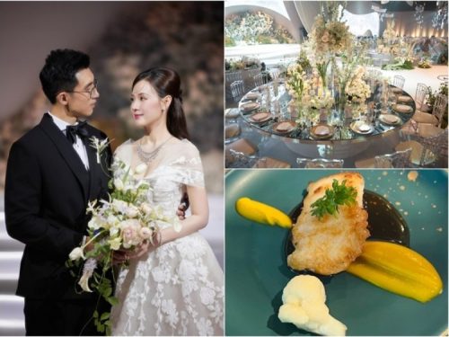 các món ăn trong đám cưới midu