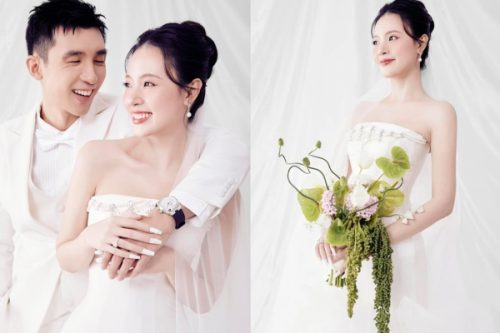 Trước giờ G hôn lễ, cô dâu Midu tung bộ ảnh cưới đặc biệt bên chồng doanh nhân