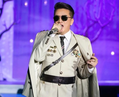 Đàm Vĩnh Hưng bị phạt và đình chỉ biểu diễn 9 tháng vì đeo huy hiệu lạ