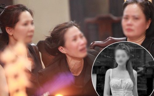 Nghẹn ngào lễ tang cô gái trẻ bị bắn tử vong ở Hà Nội: Người mẹ tuyệt vọng, gào khóc bên linh cữu con