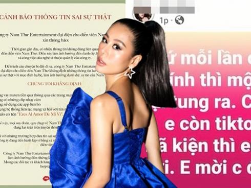 Nam Thư khóa bình luận, đòi lập vi bằng giữa ồn ào giật chồng