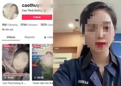 tiktoker cao thuỳ dương