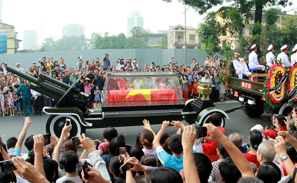 xe phục vụ lễ quốc tang