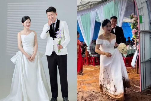 Cô dâu Đắk Lắk lội bùn đến mức hư luôn váy cưới, chủ studio có màn xử lý bất ngờ