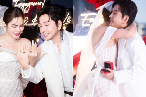 Vũ Luân - Phương Lê xả ảnh đính hôn, gọi nhau là vợ chồng, nghẹn ngào bật khóc