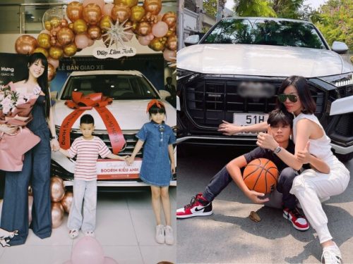 Diệp Lâm Anh mua xế hộp bạc tỷ cho con gái chưa đủ tuổi lái, Cường Đô La sắm 2 chiếc cho Subeo và Suchin