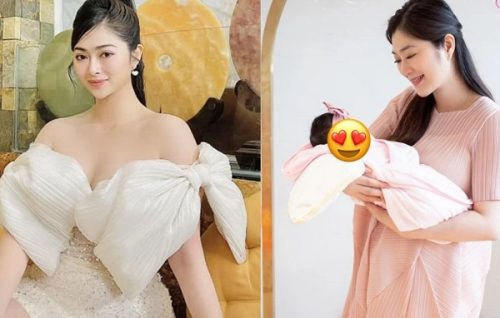 Thanh Trúc "giấu đầu lòi đuôi", khoe ảnh đầy tháng con lộ luôn chồng hợp pháp