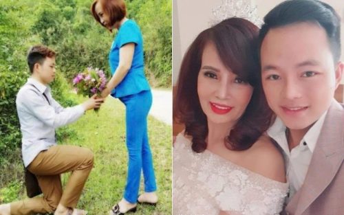 Cô dâu Thu Sao lần đầu kể chuyện chồng trẻ kém 36 tuổi tán tỉnh, cầu hôn