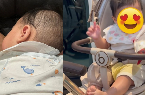 Hằng Du Mục khoe con trai út, CĐM lo sợ giống chồng TQ điểm này!