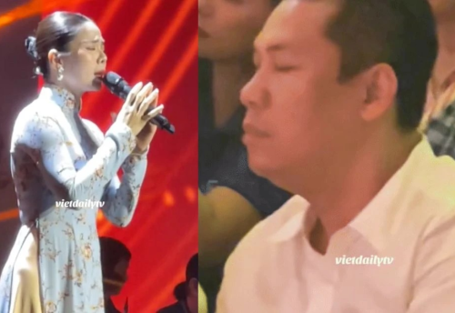 Lệ Quyên hát từ thiện, chồng cũ đại gia ngồi dưới có phản ứng bất ngờ