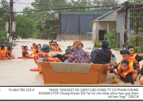 Danh tính người ủng hộ 10,4 tỷ đồng cho vùng lũ, đứng đầu danh sách của MTTQVN