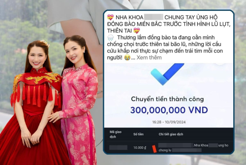 Vợ chồng chị Hòa Minzy bị phốt phông bạt, ủng hộ 10k photoshop thành 300 triệu?