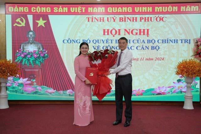 bà tôn ngọc hạnh giữ chữ bí thư tỉnh uỷ bình phước