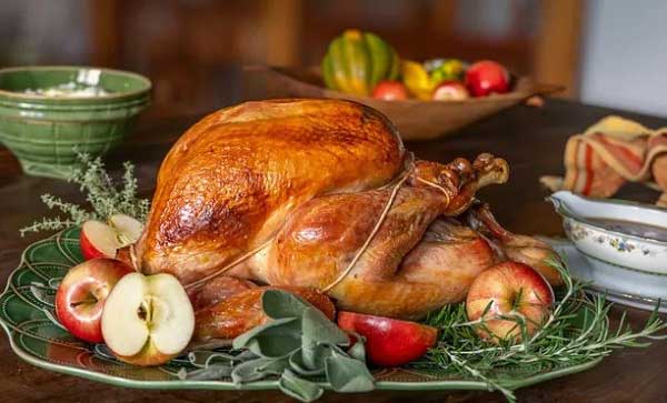 món gà tây trong ngày lễ tạ ơn thanksgiving