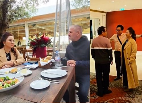 Rộ hình ảnh bà Phương Hằng gặp 1 người quyền lực ở Síp, CĐM đoán già đoán non