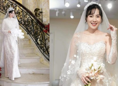 Mai Ngọc flex đồ cưới đính 1000 viên pha lê, lâu đài nhà chồng, CĐM lóa mắt