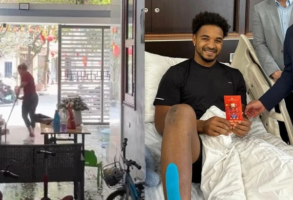 Vợ Xuân Son đón chồng về Nam Định ăn Tết cùng các con, dọn nhà chuẩn gái Việt