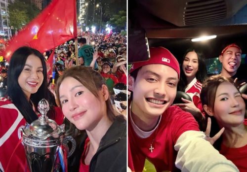 Sao Việt vỡ oà sau chiến thắng ngoạn mục của tuyển Việt Nam